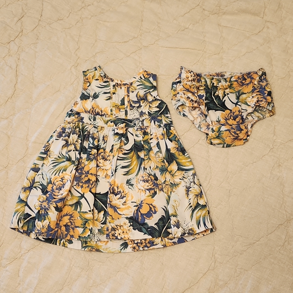Floral Girl dress (6 months)